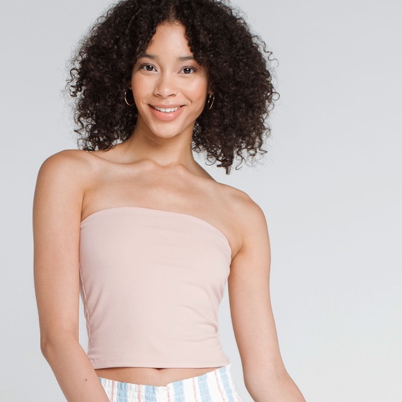 Brandy Melville Tops Brandy Melville Light Pink Tube Top Poshmark